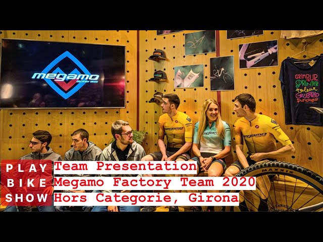 Presentacion Megamo Factory Team 2020 en Hors Categorie de Girona #megamo #girona