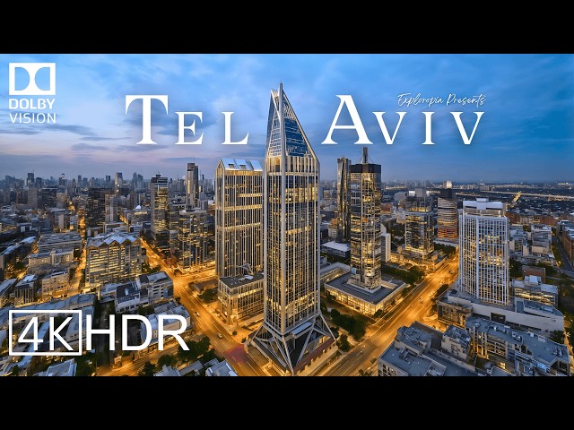 Tel Aviv, Israel in 4K ULTRA HD HDR 60 FPS Dolby Vision™ Drone Video