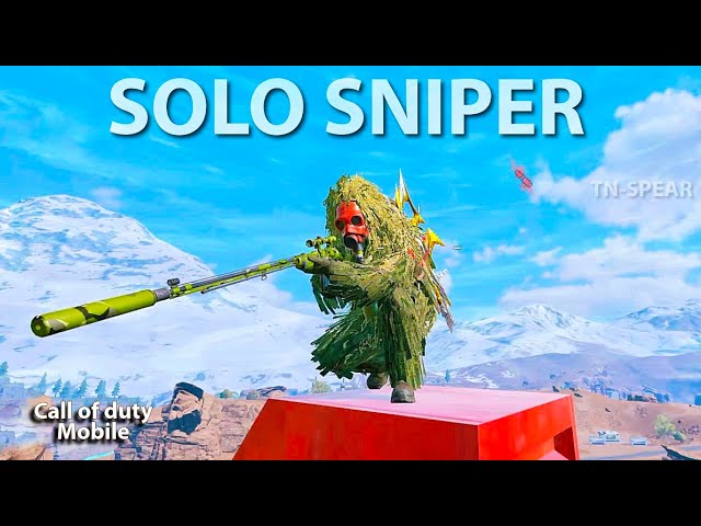 NINJA HDR Sniper Solo gameplay | COD mobile solo Sniper