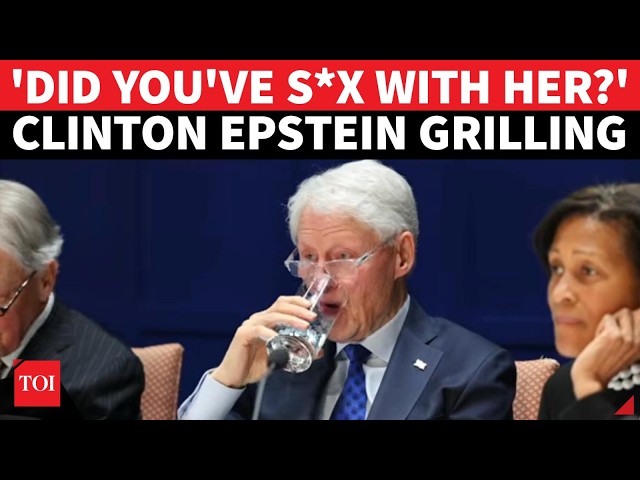 'Did You Sleep With Maxwell?': Bill Clinton Shivers During Epstein Grilling | Unmissable Watch