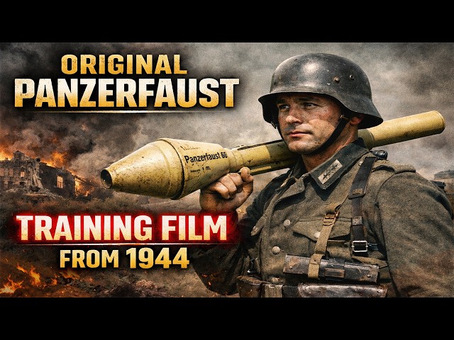 Original Panzerfaust Training Film 1944 | Rare WWII German Anti Tank Weapon Footage