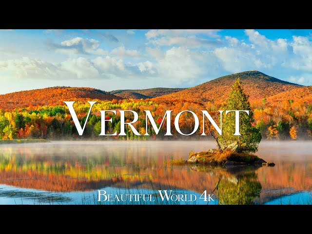 Vermont 4K Nature Relaxation Film - Relaxing Piano Music - Travel Nature