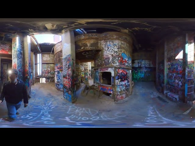 Echo Lake Incinerator - 360 footage - Urban Ex Part 1