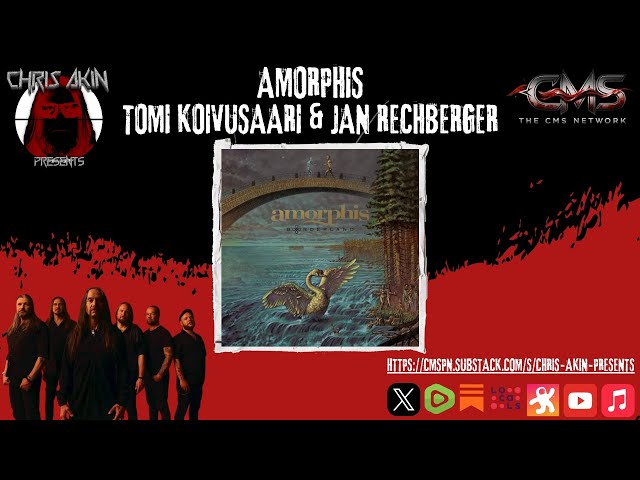 Amorphis: "BORDERLAND" New Album, Producer Secrets & Death Metal Past! (Tomi & Jan Interview)