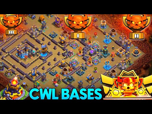 Updated ( lava Launcher ) only 1 star best War push Base with Link Townhall18 War base Link