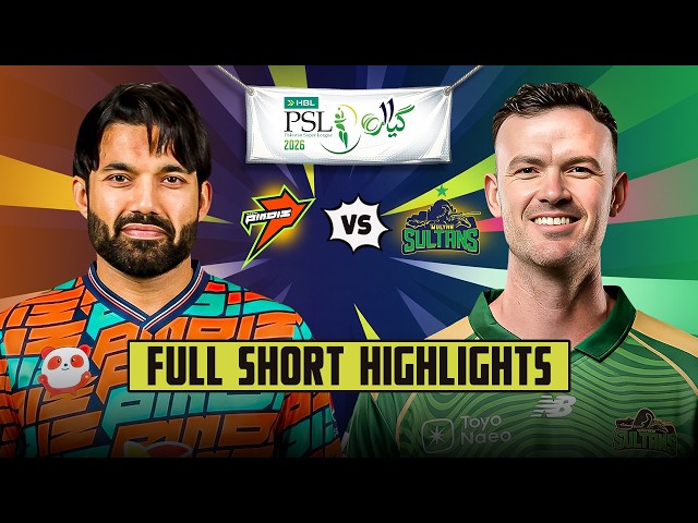 Rawalpindiz Vs Multan Sultans | Full Short Highlights |Match #14 | tapmad | PSL26 | HBL PSL 11