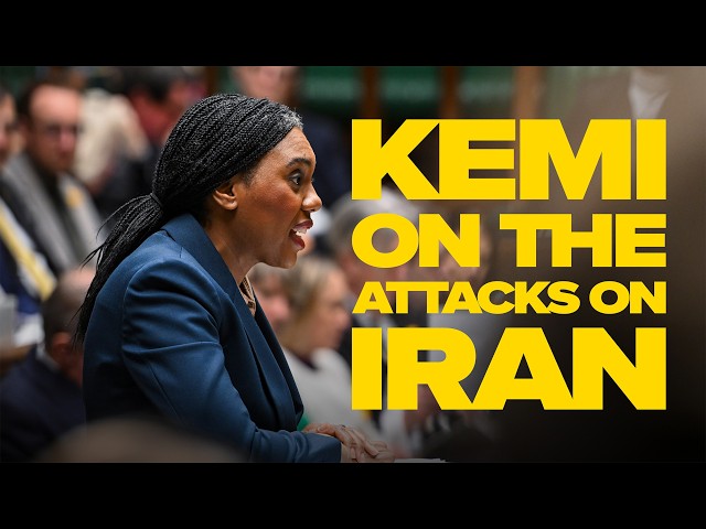 Kemi Badenoch Slams Prime Minister for his Weakness over Iran