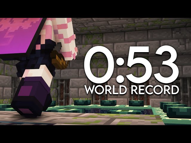 Minecraft Beaten In 53 Seconds [FWR]