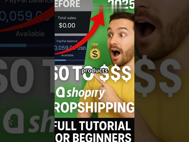 Shopify Dropshipping: Full Tutorial for Beginners (2025)"