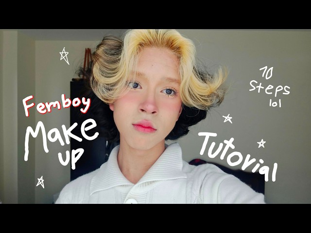 2025 UPDATED MAKEUP TUTORIAL FOR FEMBOYS :D