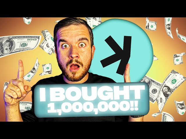 Why I Bought 1 Million KASPA?! - TOP 3 Reasons I Have Conviction!