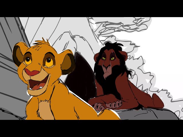 THE UNCLE SCAR SCENE FROM THE REMAKE | Alfred The Animator and Illustrator