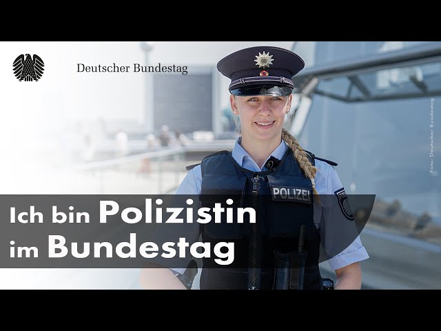 Meet the team:  Ich bin Polizistin im Bundestag