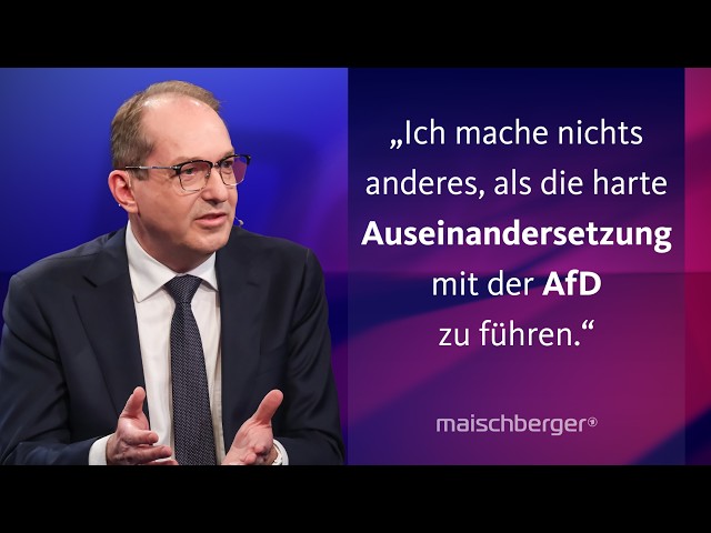 Alexander Dobrindt über Migration, Grenzkontrollen und den Iran-Krieg | maischberger
