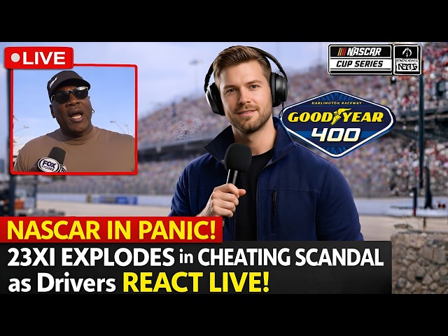 🚨 LIVE: NASCAR IN PANIC! 23XI EXPLODES in CHEATING SCANDAL as Drivers REACT LIVE!