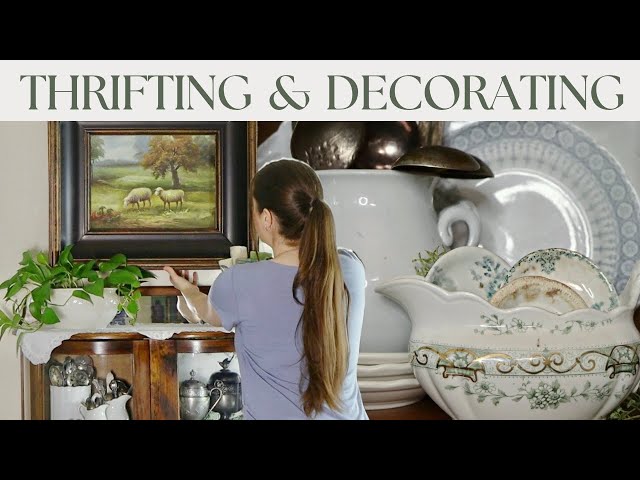 Transforming Thrift Store Finds Into Beautiful Home Decor! | Goodwill Thrifting & Styled Haul!