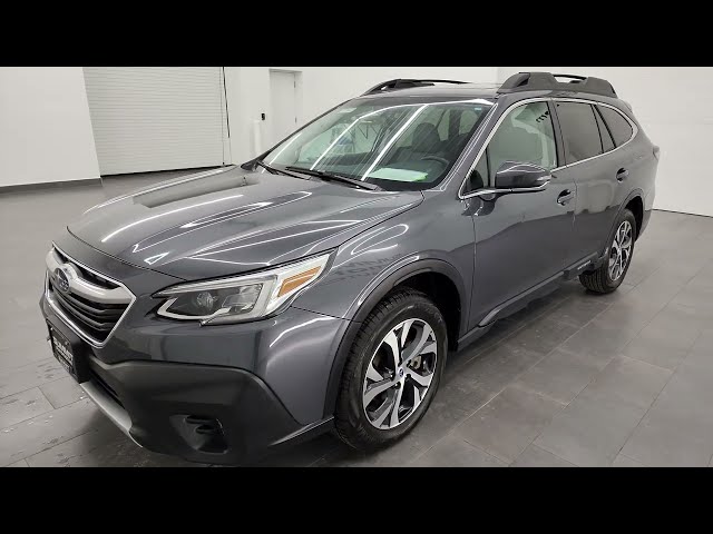 2020 SUBARU OUTBACK LIMITED MAGNETITE GRAY METALLIC 4K WALKAROUND 13586Z SOLD!