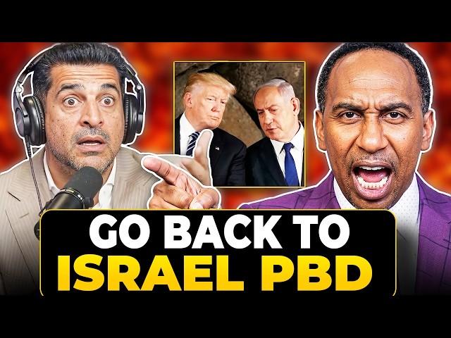 Stephen A. Smith JUST HUMILIATED PBD & Adam Sosnick  Over Israel & Jewish Politics