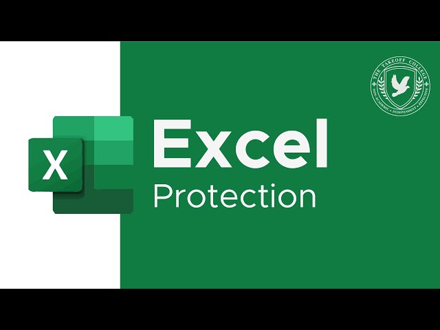 Microsoft Excel: Protect & Share Your Work
