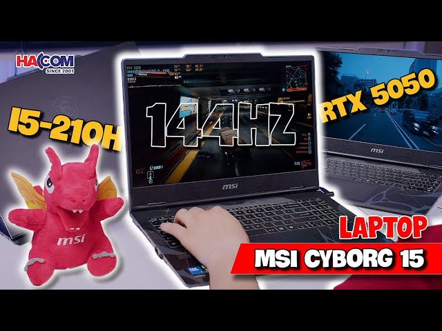 MSI Cyborg 15 Intel Core 5 + RTX 5050: Game Test, Super Cool Design - Worth Buying 2025?