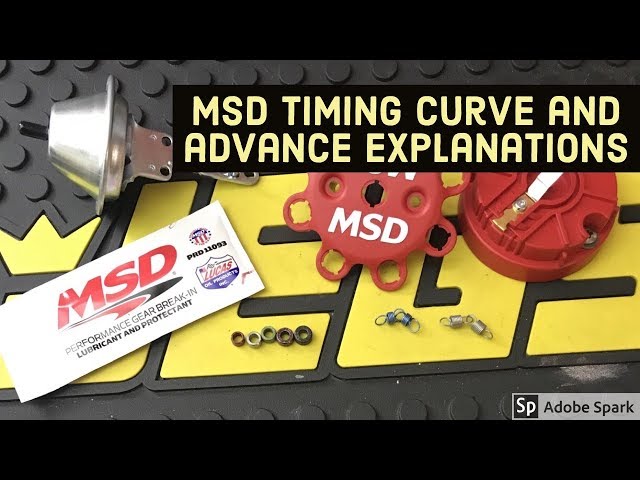 Changing and Explaining Timing Curve on MSD Distributor