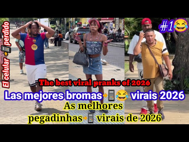 Las mejores bromas📲😂 virais 2026 / As melhores pegadinhas📲 virais de 2026 / The best viral pranks