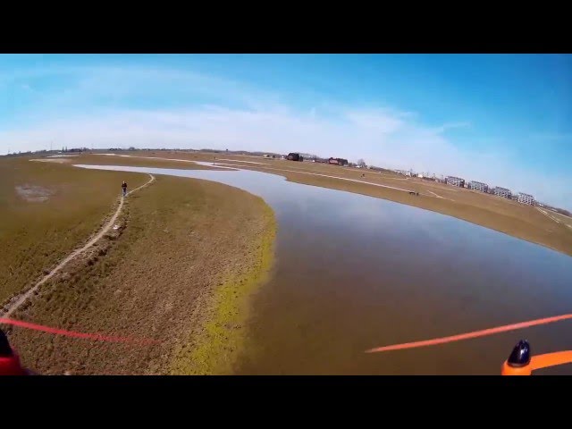 Quadcopter flight in park 1-4-2015