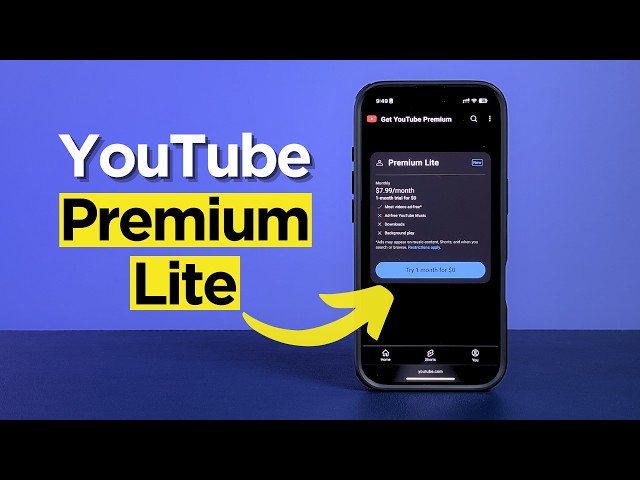 Ich habe YouTube Premium Lite ausprobiert … (damit Sie es nicht müssen)