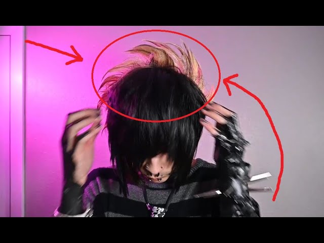 How to Emo/Scene: curved "PEACOCK SPIKES"