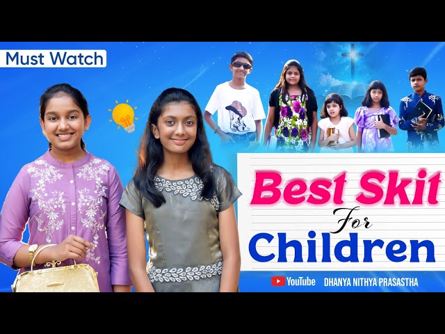 Best Skit for Children || Must watch || Dhanya, Nithya, Prasastha & Cousins