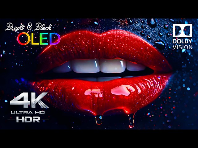 ULTRA BRIGHT & DEEP BLACKS — OLED Demo 4K HDR 120FPS (8K/4K TV Test)