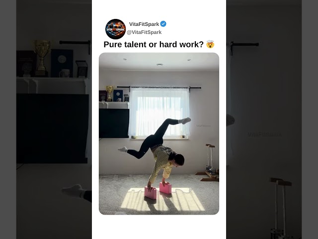 Pure talent or hard work? 🤯