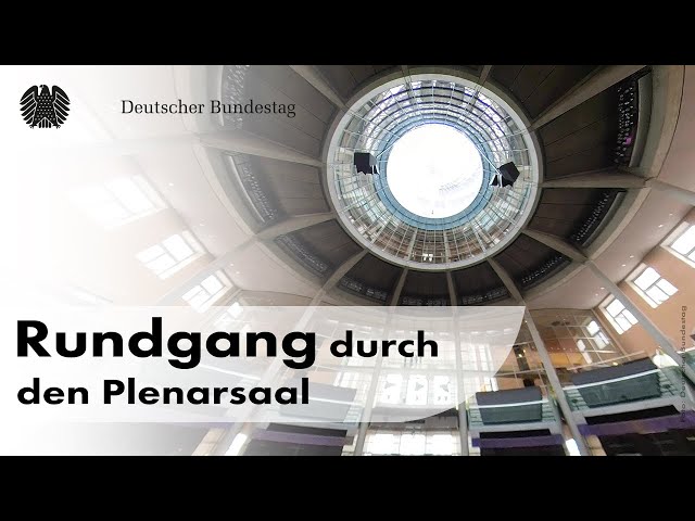 Rundgang im Plenarsaal des Deutschen Bundestages | 360 Grad