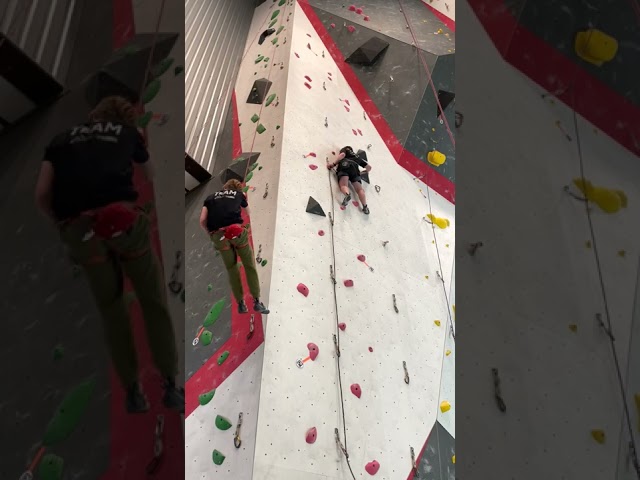 Bad lead climbing fall