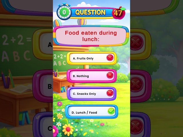 Simple School GK Questions for Young Learners @kidsLearnTVNursery-Rhymes  #kidsquiz #kidslearntv