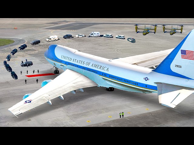 How The US Secret Service Prepares $4 Billion US Presidential Convoy For Takeoff