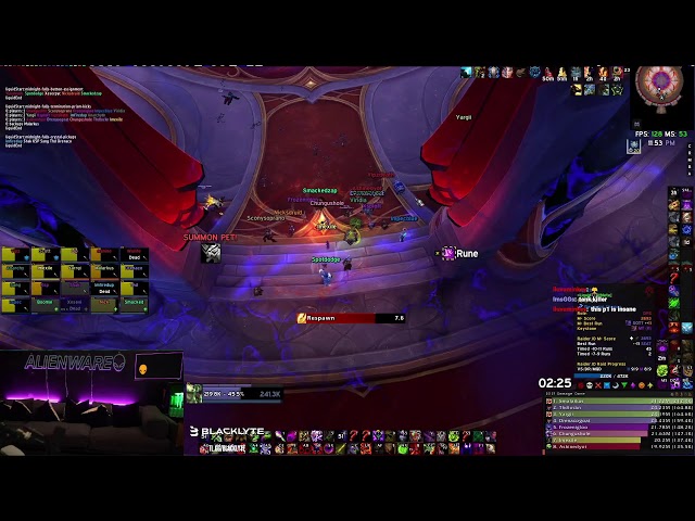 RWF Mythic day 11 addons are not in the game anymore they removed them