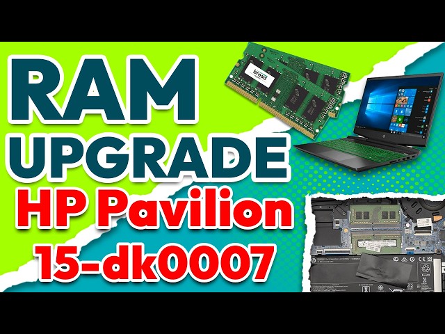 How to Add More RAM to HP Pavilion Gaming Laptop 15 DK0007