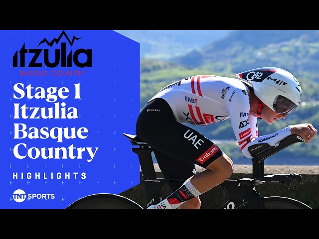 TIME TRIAL THRILLER! ⌚ | Men's Stage 1 2026 Itzulia Basque Country Final KM's | TNT Sports Cycling