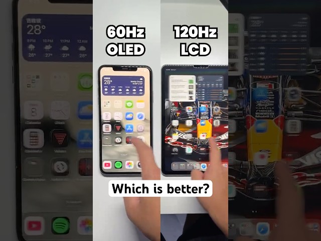 60Hz OLED vs 120Hz LCD