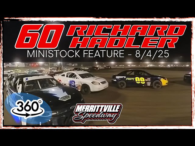 8/4/25 360 VIDEO insta360x3 MINI STOCK FEATURE Onboard with RICHARD HADLER
