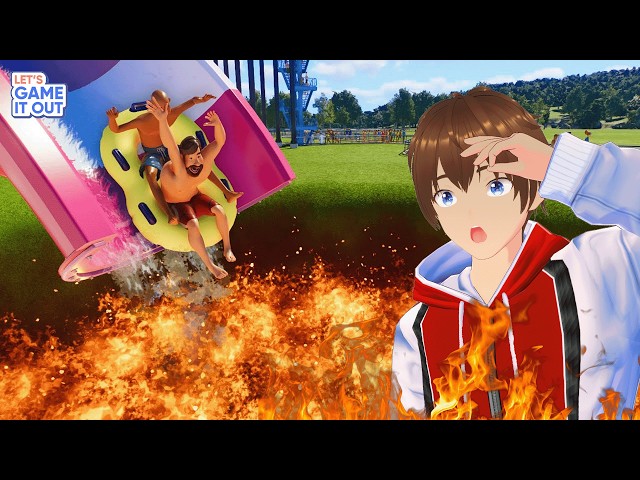 I Made a WATER PARK with a 0% Survival Rate!? Lets Game It Out Reaction