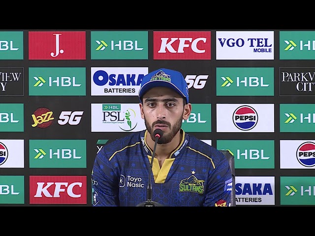 Arafat Minhas Press Conference | Lahore Qalandars vs Multan Sultans | Match 11 | HBL PSL 11 | MZB1K