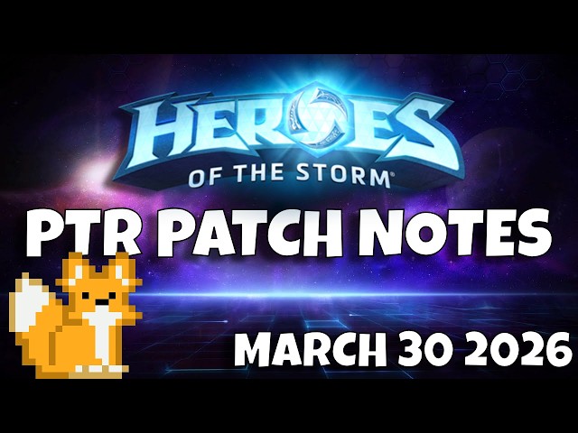 Haunted Mines is Back??? Heroes of the Storm PTR Patch Notes - March 30 2026