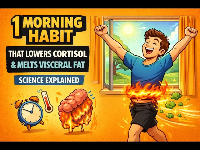 1 Morning Habit That Lowers Cortisol & Melts Visceral Fat | Science Explained
