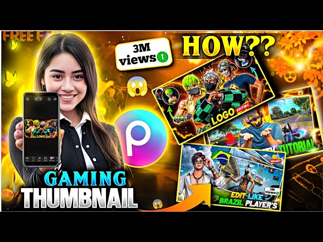 How To Make Free Fire THUMBNAIL Editing Tutorial In PicsArt 🔧||
