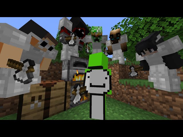 Minecraft Speedrunner VS 5 Hunters REMATCH