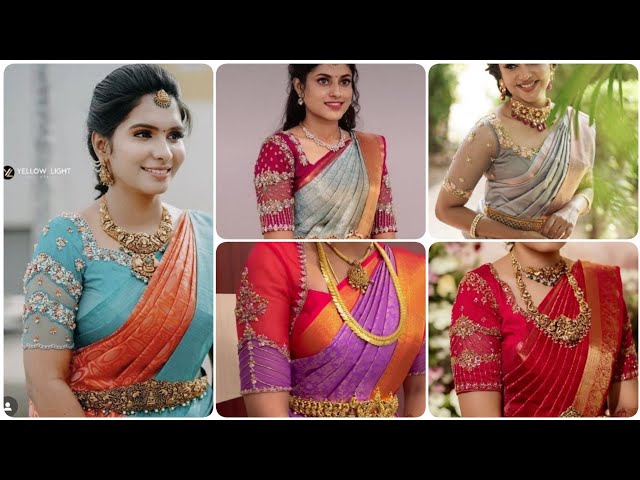 Latest Bridal Blouse Embroidery Designs 2026|| Latest Maggam Work Blouse Designs ||Blouse Embroidery