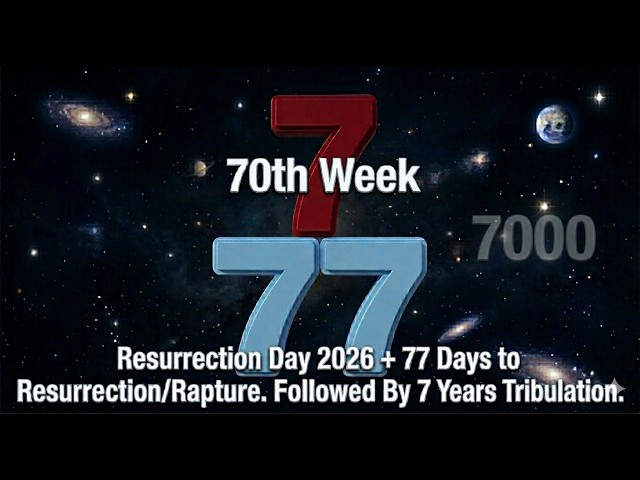RESURRECTION DAY - APRIL 5, 2026 + 77 DAYS TO RAPTURE?