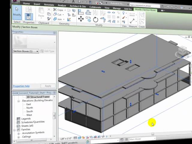 Revit Structure - Modeling Concrete Columns, Beams, and Floor Slabs